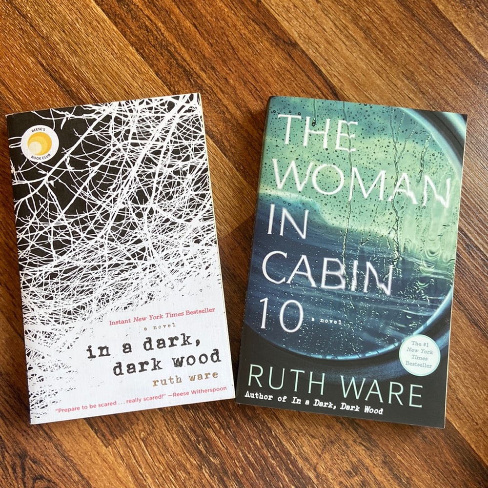 Ruth Ware Books| In a Dark Wood and The Woman in Cabin 10.